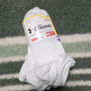 Under Armour White Women's Training Socks
